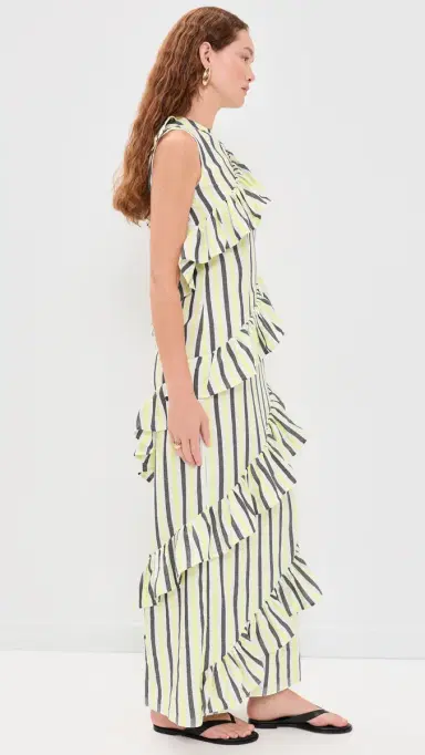 Marrakshi Life The piral Ruffle Dress tripe 22 | Thumbnail 4 Marrakshi Life The piral Ruffle Dress tripe 22 | Thumbnail 4