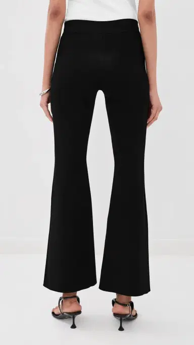 Stella McCartney Compact Knit Iconic Trousers Black | Thumbnail 4 Stella McCartney Compact Knit Iconic Trousers Black | Thumbnail 4