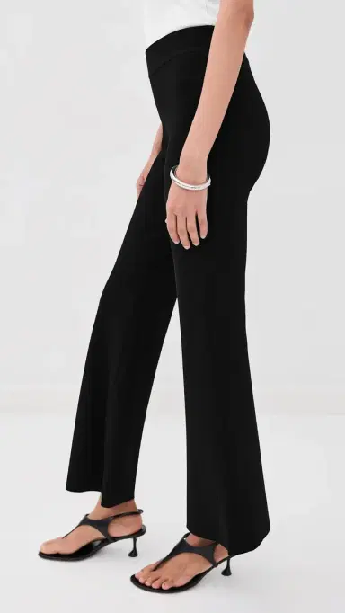 Stella McCartney Compact Knit Iconic Trousers Black | Thumbnail 5 Stella McCartney Compact Knit Iconic Trousers Black | Thumbnail 5