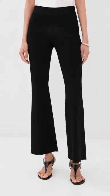 Stella McCartney Compact Knit Iconic Trousers Black | Thumbnail 6 Stella McCartney Compact Knit Iconic Trousers Black | Thumbnail 6