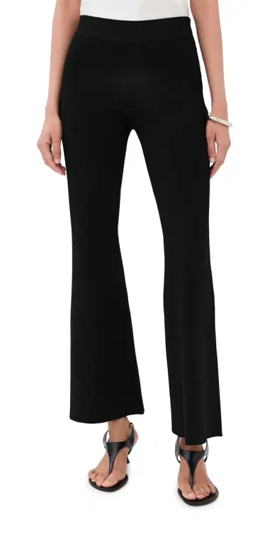 Stella McCartney Compact Knit Iconic Trousers Black | Thumbnail 1 Stella McCartney Compact Knit Iconic Trousers Black | Thumbnail 1