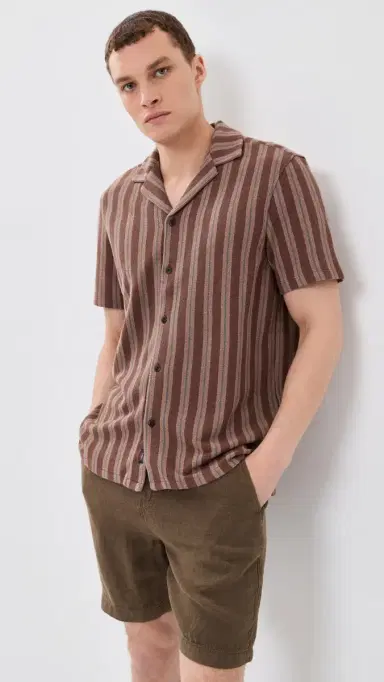 Faherty Oasis Camp Shirt Autumn ky tripe | Thumbnail 2 Faherty Oasis Camp Shirt Autumn ky tripe | Thumbnail 2