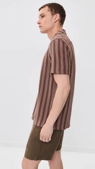 Faherty Oasis Camp Shirt Autumn ky tripe | Thumbnail 4 Faherty Oasis Camp Shirt Autumn ky tripe | Thumbnail 4