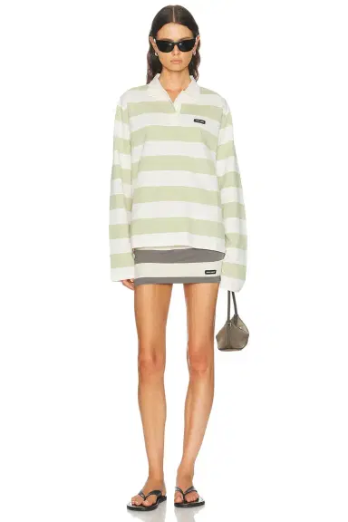 Miu Miu Jersey Righe Skirt | Thumbnail 5 Miu Miu Jersey Righe Skirt | Thumbnail 5