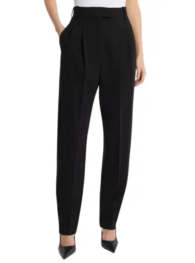 Michael Kors Collection Dru Pleated Stretch Tissue Wool Crepe Trousers | Thumbnail 1 Michael Kors Collection Dru Pleated Stretch Tissue Wool Crepe Trousers | Thumbnail 1