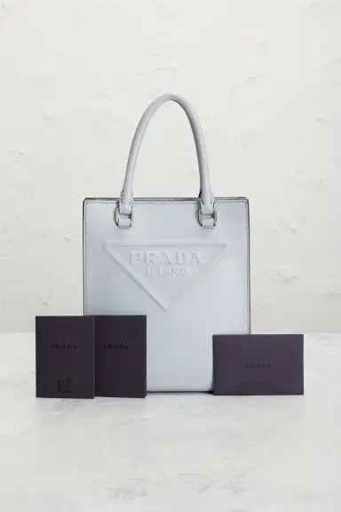 FWRD Renew Prada Mini Drill Tote Bag | Thumbnail 9 FWRD Renew Prada Mini Drill Tote Bag | Thumbnail 9