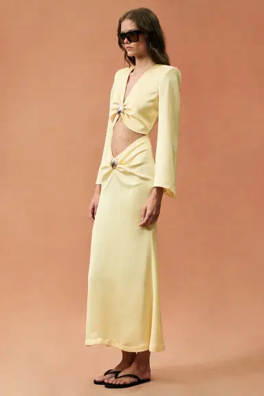 Rowen Rose for FWRD Cut Out Maxi Dress | Thumbnail 2 Rowen Rose for FWRD Cut Out Maxi Dress | Thumbnail 2