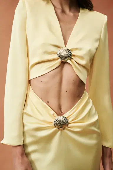 Rowen Rose for FWRD Cut Out Maxi Dress | Thumbnail 4 Rowen Rose for FWRD Cut Out Maxi Dress | Thumbnail 4