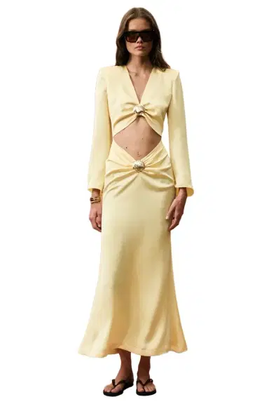 Rowen Rose for FWRD Cut Out Maxi Dress | Thumbnail 1 Rowen Rose for FWRD Cut Out Maxi Dress | Thumbnail 1