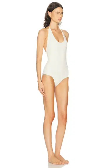 TOTEME Halter Tie One Piece Swimsuit | Thumbnail 2 TOTEME Halter Tie One Piece Swimsuit | Thumbnail 2