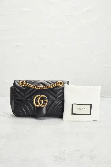 FWRD Renew Gucci Mini GG Marmont Shoulder Bag | Thumbnail 10 FWRD Renew Gucci Mini GG Marmont Shoulder Bag | Thumbnail 10
