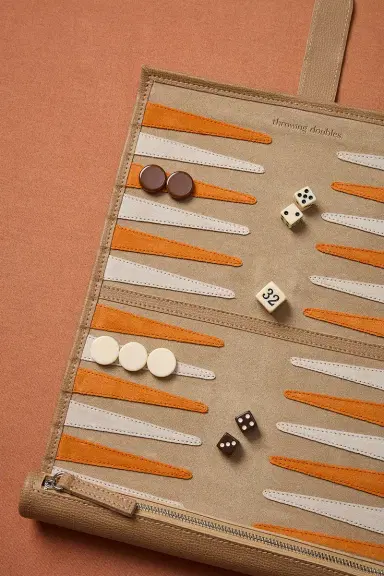Throwing Doubles for FWRD Riviera Travel Backgammon Set | Thumbnail 3 Throwing Doubles for FWRD Riviera Travel Backgammon Set | Thumbnail 3