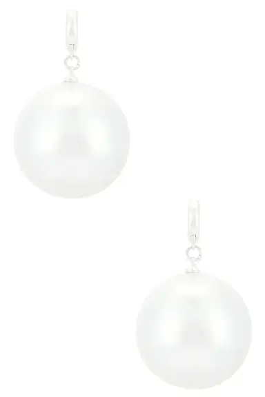 Sandy Liang Bubblegum Pearl Earrings | Thumbnail 3 Sandy Liang Bubblegum Pearl Earrings | Thumbnail 3