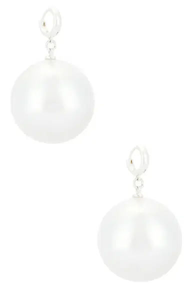 Sandy Liang Bubblegum Pearl Earrings | Thumbnail 1 Sandy Liang Bubblegum Pearl Earrings | Thumbnail 1