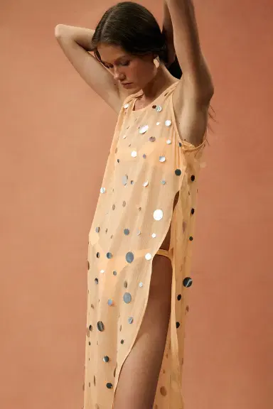 CHAN LUU for FWRD Chloe Sequin Tunic Dress | Thumbnail 4 CHAN LUU for FWRD Chloe Sequin Tunic Dress | Thumbnail 4