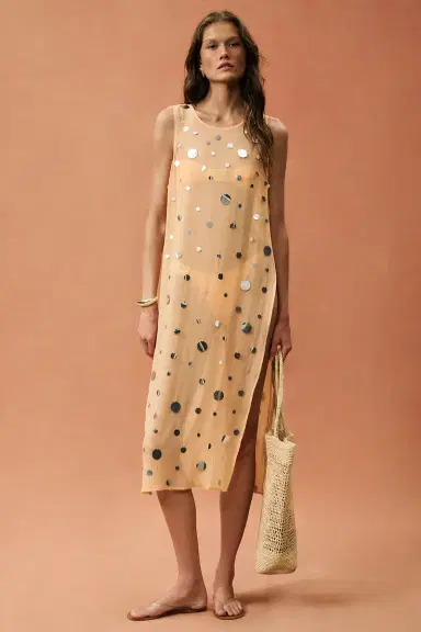 CHAN LUU for FWRD Chloe Sequin Tunic Dress | Thumbnail 1 CHAN LUU for FWRD Chloe Sequin Tunic Dress | Thumbnail 1