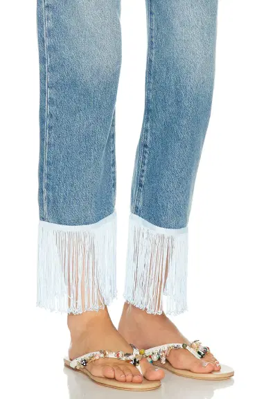 MOTHER The Relish Fringe Ankle Jeans | Thumbnail 6 MOTHER The Relish Fringe Ankle Jeans | Thumbnail 6