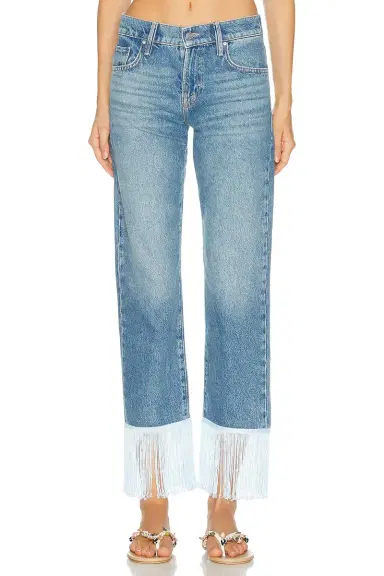 MOTHER The Relish Fringe Ankle Jeans | Thumbnail 1 MOTHER The Relish Fringe Ankle Jeans | Thumbnail 1