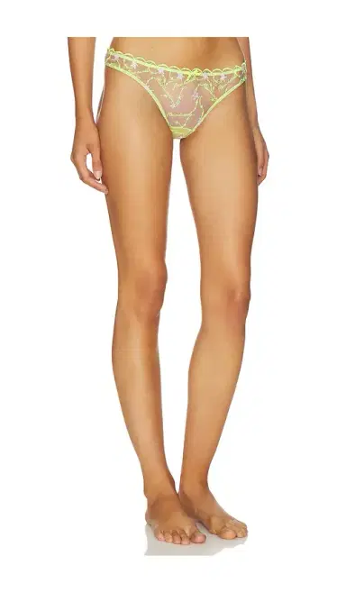 fleur du mal Etoile Embroidered Thong | Thumbnail 2 fleur du mal Etoile Embroidered Thong | Thumbnail 2