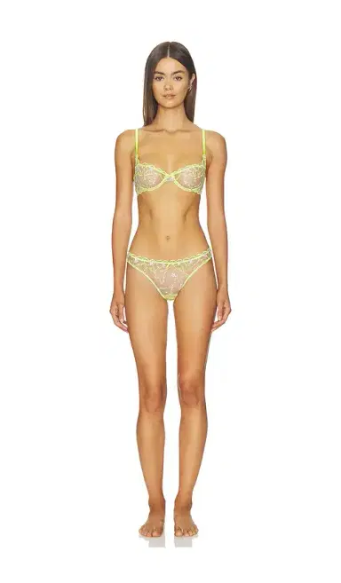 fleur du mal Etoile Embroidered Thong | Thumbnail 4 fleur du mal Etoile Embroidered Thong | Thumbnail 4