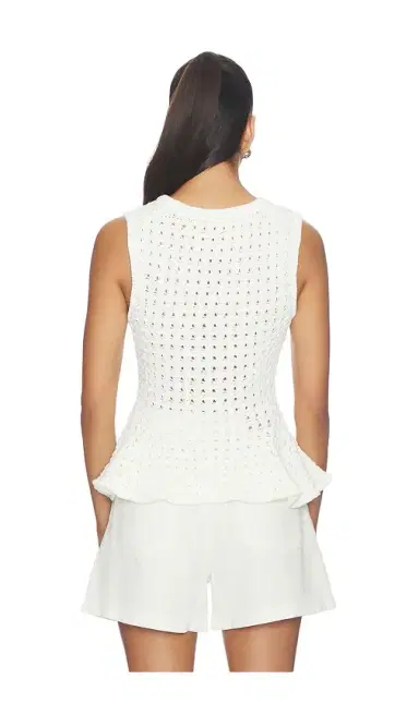 PISTOLA Anna Peplum Sweater Tank | Thumbnail 3 PISTOLA Anna Peplum Sweater Tank | Thumbnail 3
