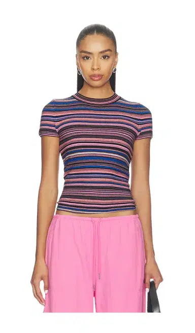 Pistola Selene Short Sleeve Sweater Tee | Thumbnail 1 Pistola Selene Short Sleeve Sweater Tee | Thumbnail 1