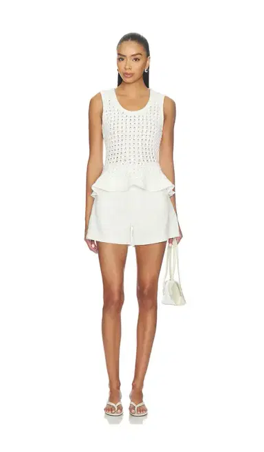 PISTOLA Kimora High Rise A-Line Linen Shorts | Thumbnail 5 PISTOLA Kimora High Rise A-Line Linen Shorts | Thumbnail 5