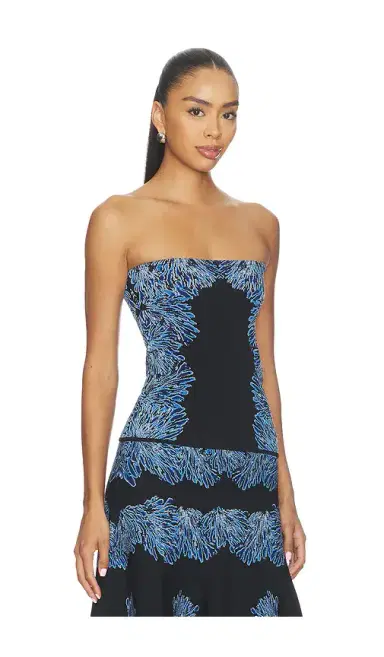 Ulla Johnson Madelie Strapless Knit Jacquard Top | Thumbnail 2 Ulla Johnson Madelie Strapless Knit Jacquard Top | Thumbnail 2