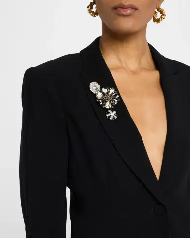 Cinq à Sept Roxie Blazer w/ Lace | Thumbnail 6 Cinq à Sept Roxie Blazer w/ Lace | Thumbnail 6