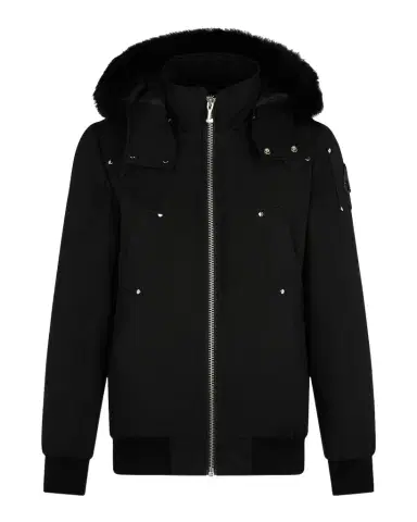 Moose Knuckles Men's Shearling Ballistic Bomber Jacket | Thumbnail 1 Moose Knuckles Men's Shearling Ballistic Bomber Jacket | Thumbnail 1