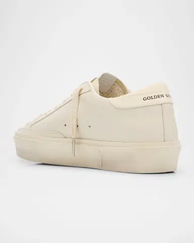 Golden Goose Hi Star Leather Glitter Low-Top Sneakers | Thumbnail 4 Golden Goose Hi Star Leather Glitter Low-Top Sneakers | Thumbnail 4