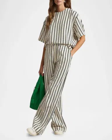 Polo Ralph Lauren Striped Silk-Blend Short-Sleeve Shirt | Thumbnail 2 Polo Ralph Lauren Striped Silk-Blend Short-Sleeve Shirt | Thumbnail 2