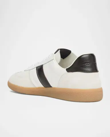 Tom Ford Men's Archer Suede and Leather Low-Top Sneakers | Thumbnail 4 Tom Ford Men's Archer Suede and Leather Low-Top Sneakers | Thumbnail 4