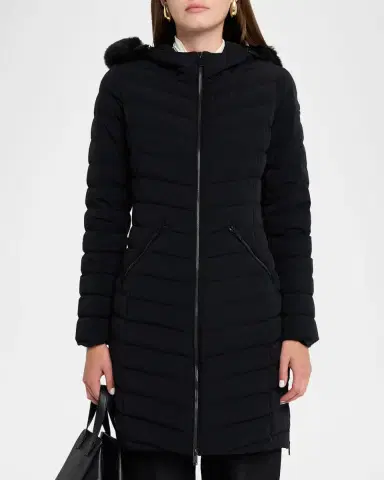 Moose Knuckles Andesite Down Parka with Removable Hood & Shearling Trim | Thumbnail 4 Moose Knuckles Andesite Down Parka with Removable Hood & Shearling Trim | Thumbnail 4