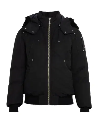Moose Knuckles Men's Original Ballist Shearling Trim Bomber Jacket | Thumbnail 1 Moose Knuckles Men's Original Ballist Shearling Trim Bomber Jacket | Thumbnail 1