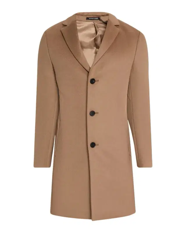 Men 's Wool-Blend Gable Topcoat Men 's Wool-Blend Gable Topcoat
