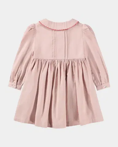 Molo Girl's Charlette Long-Sleeve Embroidered Cotton Dress, Size 3M-4 | Thumbnail 2 Molo Girl's Charlette Long-Sleeve Embroidered Cotton Dress, Size 3M-4 | Thumbnail 2