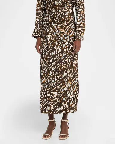A.L.C. Jean Spotted Column Skirt | Thumbnail 4 A.L.C. Jean Spotted Column Skirt | Thumbnail 4