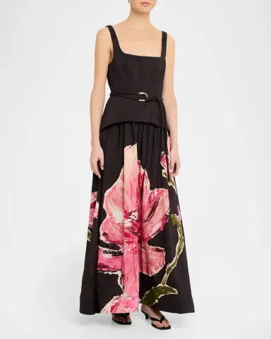 Acler Actonhill Floral Maxi Dress | Thumbnail 4 Acler Actonhill Floral Maxi Dress | Thumbnail 4