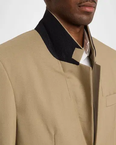 Saint Laurent Men's Wool and Mohair Oversized Two-Button Blazer | Thumbnail 6 Saint Laurent Men's Wool and Mohair Oversized Two-Button Blazer | Thumbnail 6