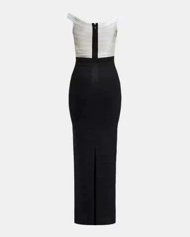 Hervé Léger The Metallic Bandage Maxi Dress | Thumbnail 7 Hervé Léger The Metallic Bandage Maxi Dress | Thumbnail 7