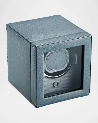 WOLF Cub Single Watch Winder with Cover, Future Grey | Thumbnail 2 WOLF Cub Single Watch Winder with Cover, Future Grey | Thumbnail 2