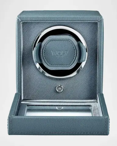 WOLF Cub Single Watch Winder with Cover, Future Grey | Thumbnail 3 WOLF Cub Single Watch Winder with Cover, Future Grey | Thumbnail 3