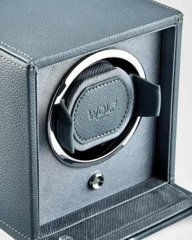 WOLF Cub Single Watch Winder with Cover, Future Grey | Thumbnail 5 WOLF Cub Single Watch Winder with Cover, Future Grey | Thumbnail 5