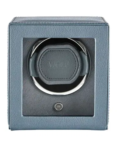 WOLF Cub Single Watch Winder with Cover, Future Grey | Thumbnail 1 WOLF Cub Single Watch Winder with Cover, Future Grey | Thumbnail 1