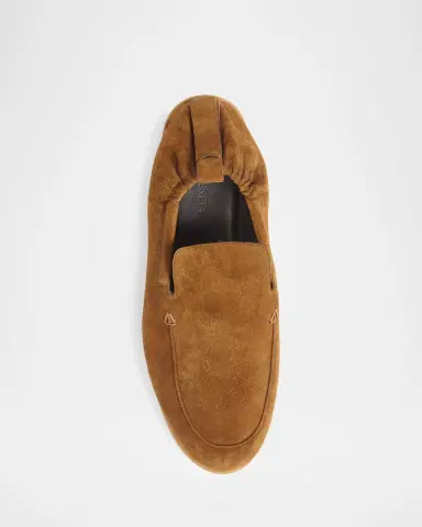 Bottega Veneta Men's Dawson Suede Elastic-Back Loafers | Thumbnail 5 Bottega Veneta Men's Dawson Suede Elastic-Back Loafers | Thumbnail 5