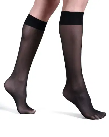 Wolford Satin Touch Sheer Knee-Highs | Thumbnail 2 Wolford Satin Touch Sheer Knee-Highs | Thumbnail 2