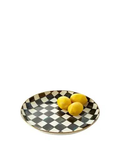 MacKenzie-Childs Courtly Check Enamel Abundant Bowl | Thumbnail 1 MacKenzie-Childs Courtly Check Enamel Abundant Bowl | Thumbnail 1