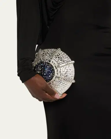 Judith Leiber Couture UFO Orbiter Clutch Bag With Removable Wristlet Strap | Thumbnail 2 Judith Leiber Couture UFO Orbiter Clutch Bag With Removable Wristlet Strap | Thumbnail 2