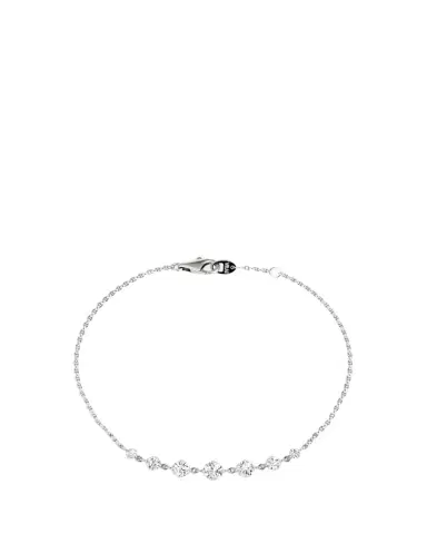 VRAI Linked 14K White Gold Lab Grown Diamond Tennis Bracelet, 0.85tcw | Thumbnail 1 VRAI Linked 14K White Gold Lab Grown Diamond Tennis Bracelet, 0.85tcw | Thumbnail 1